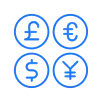 Icono de pares de divisas mayores