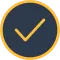 Yellow Tick Icon